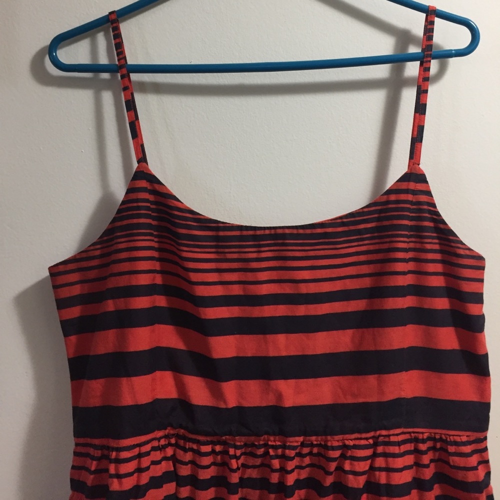 Burnt Orange & Navy Maxi Dress from GAP